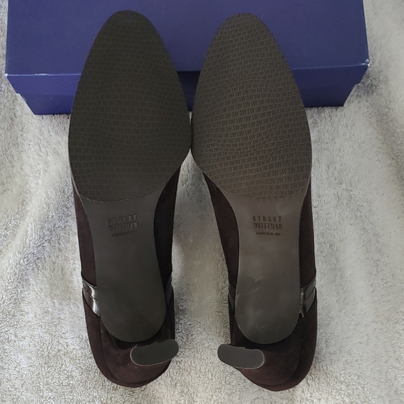 STUART WEITZMAN Booties in brown suede Sytle Bluff  SZ 11 - Picture 4 of 9